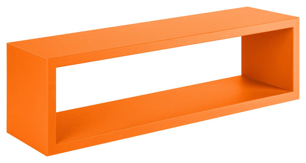 Mensola da Parete 60x18x15,5 cm in Fibra di Legno Regolo Arancio prezzo