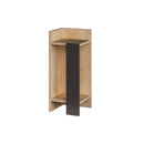 Comodino Sinistro 25x60x25 cm in MDF Elos Rovere