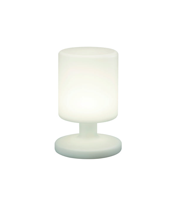 online Lampe de table LED d'extérieur en plastique blanc