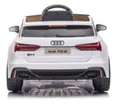 Macchina Elettrica per Bambini 12V con Licenza Audi RS6 Bianca