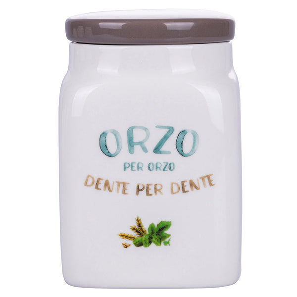 Pot d'Orge 9,5x9,5x14,5 cm en New Bone China VdE Tivoli 1996 Le Travisate Blanc online