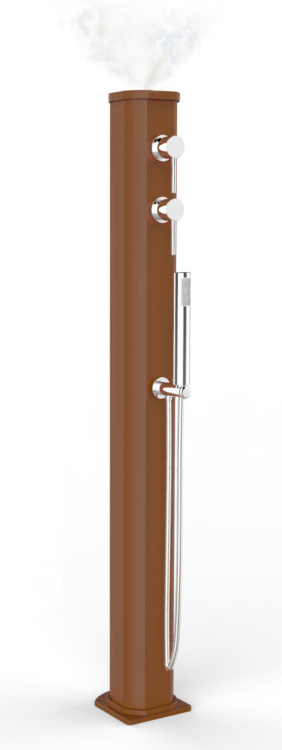 Doccia Solare da Esterno con Nebulizzatore Miscelatore e Doccetta Mobile Arkema Jolly Go Oro Van Gogh prezzo