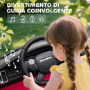 Macchina Elettrica per Bambini Licenza Ufficiale Land Rover Discovery 12V con Telecomando Rosa  