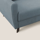 Divano Letto 3 Posti 208x97x96 cm in Tessuto Carta Da Zucchero