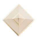 Piramide Oro 11,5x11,5x15,5 cm in Poliresina 