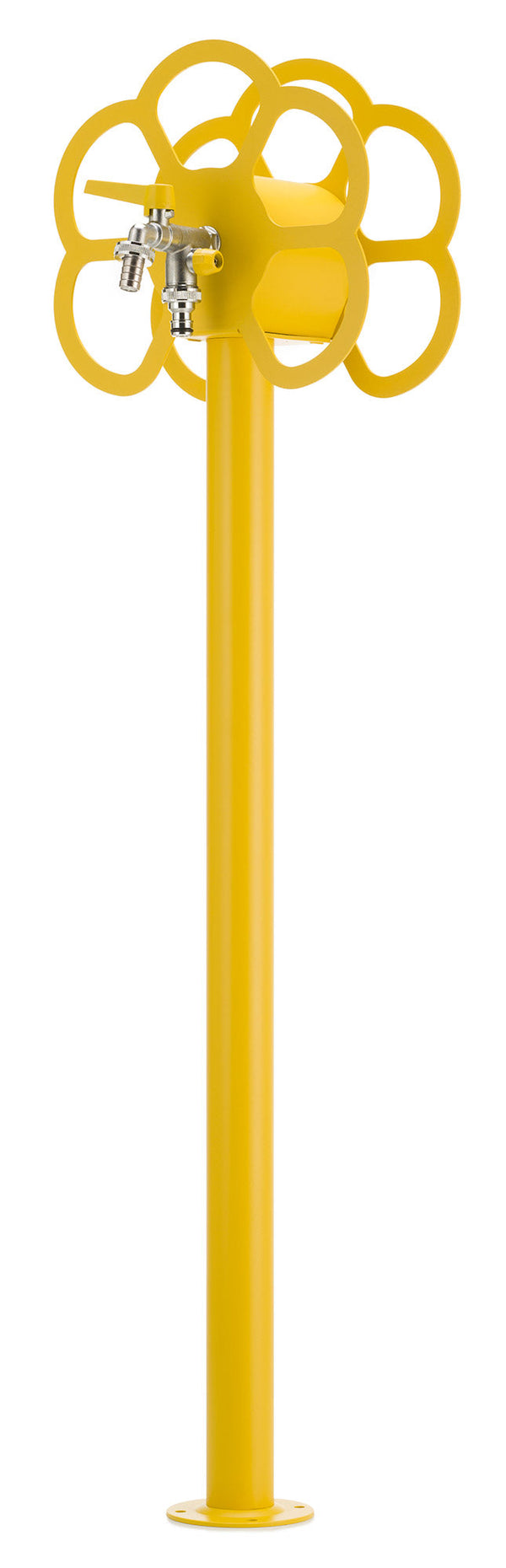 sconto Fontana da Giardino con Rubinetto e Portatubo Integrato Belfer 42/SRF Giallo