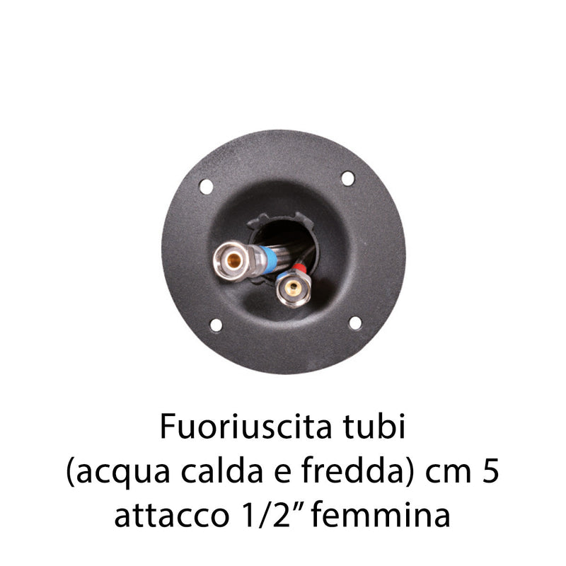 Doccia da Giardino con Miscelatore Belfer 42D2 Acciaio Inox