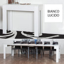 Consolle Tavolo Allungabile 42/302 Cm Bianco Lucido Groupdesign Magic Big