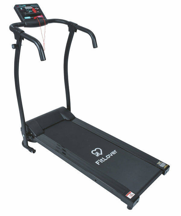 prezzo Tapis de Course Électrique Pliant 10 Km/h 735W 8 Programmes Kooper FitLover Kilimandjaro Noir