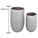 Set 2 Vaso Stripe Alto Misure 395x64 cm