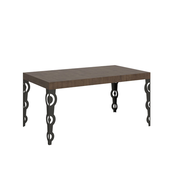 Tavolo Allungabile 160-264x90x77 cm Karamay Noce sconto