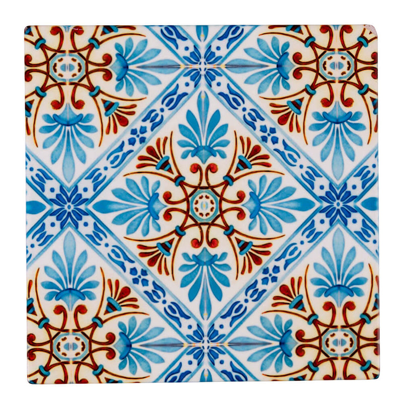 Sottopentola Quadrato Ø16 cm in Ceramica VdE Tivoli 1996 Italian Beauty