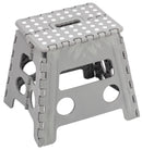 Sgabello Pieghevole 30x32x22 cm in Polipropilene Grigio