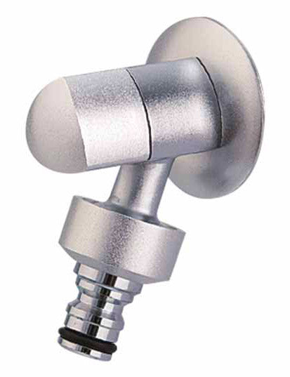 sconto Robinet pour Fontaine de Jardin en Laiton Chromé Satiné Belfer RUB/015