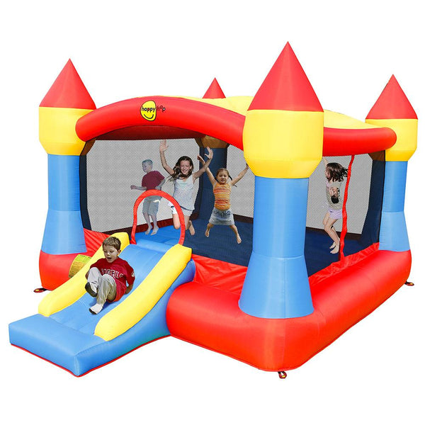 Château Carrousel Gonflable Château XXL avec Pompe Incluse Happy Hop online