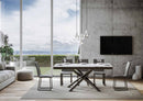 Tavolo Allungabile 160-264x90x80 cm Famas Evolution Marmo