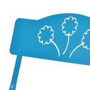 Set Tavolo 4 Sedie da Giardino in Acciaio Nero