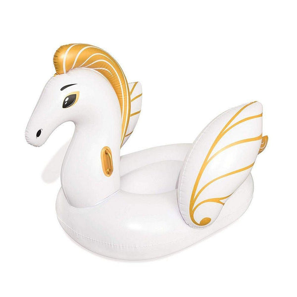 acquista Cheval Gonflable Géant 231x150 cm en Vinyle Bestway 41118 Pégase Blanc