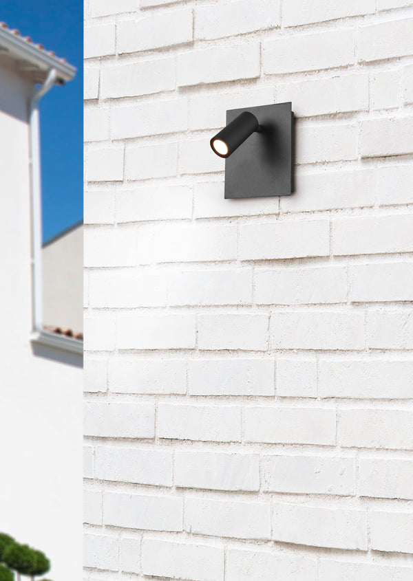 acquista Applique d'extérieur Led en aluminium anthracite