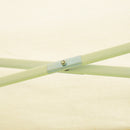 Gazebo da Giardino 3x6m in Acciaio Pieghevole con Zanzariere Beige 