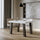 Table Bridge Fix 130x90x77 cm Frêne Blanc