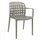Chaise de jardin Sharon 58x57,5x82,5 h cm en polypropylène taupe