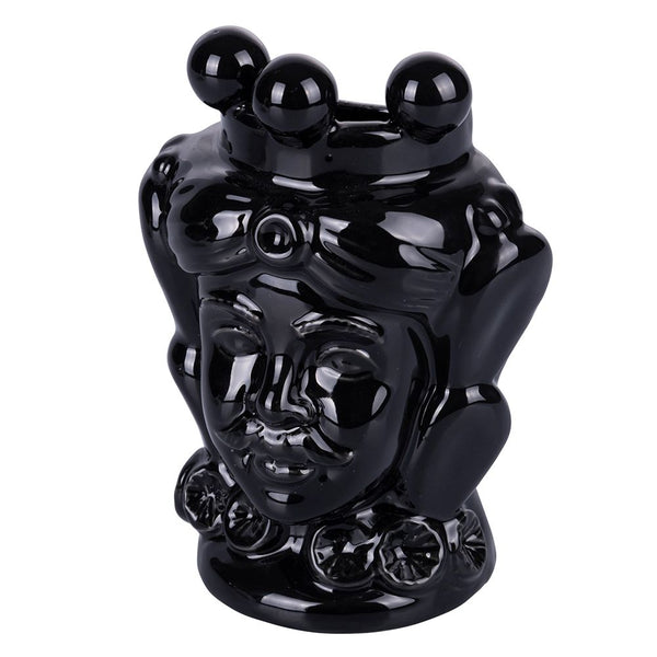 Umidificatore per Radiatori Testa di Moro Uomo 10x6x14 cm in Ceramica VdE Tivoli 1996 Sicilia online