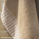 Set Spugna 4 Pezzi Asciugamani Viso + Ospite con Balza Garrini Jennifer Menta