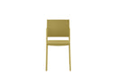 Set 4 Sedie Venus 52,5x55x81 cm in Polipropilene Senape       
