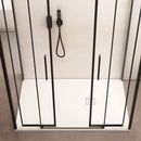 Box Doccia Angolare 70x160 cm 2 Ante Scorrevoli in Cristallo Trasparente Bonussi Eliane Varie Misure