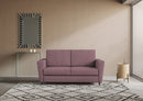Divano 2 Posti 152x85x85 cm Yasel in Tessuto Prugna