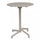 Table Vega Ø60x74 h cm en acier Tortora