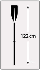 Coppia Remi Universale per Canotto Gommone 122 cm Intex