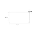 Bruciatore a Bioetanolo per Camini 45,7x18,7xH9,5 cm 3,5L in Acciaio Inox