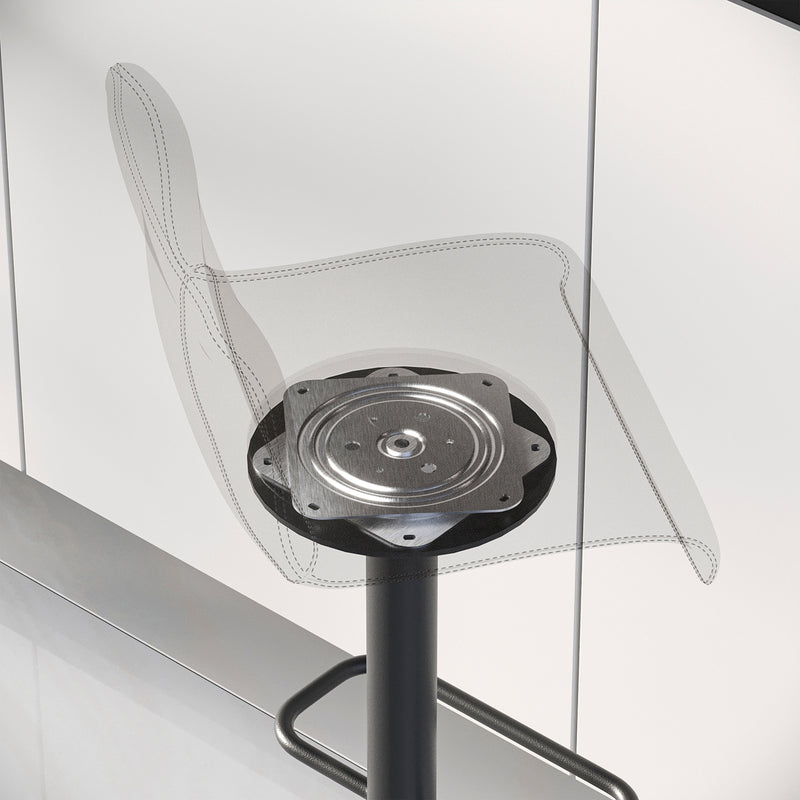 Piattaforma Girevole con Cuscinetti a Sfera 150x150 mm in Acciaio Emuca Zincato