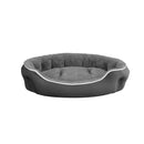 Cuccia Imbottita per Cani e Gatti in Poliestere Coccole Grigio