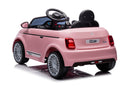 Macchina Elettrica per Bambini Licenza Fiat 500 12V con Telecomando Rosa