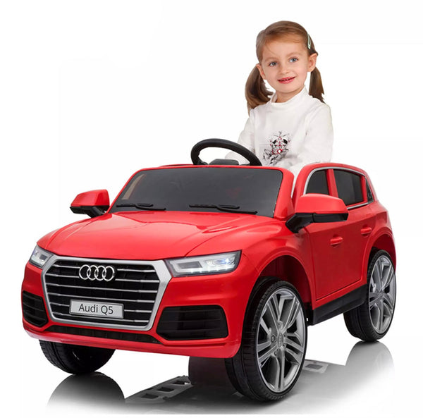 sconto Voiture électrique pour enfants 12V avec permis Audi Q5 Bleu
