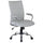 Fauteuil de bureau exécutif en similicuir Tosini gris San Francisco