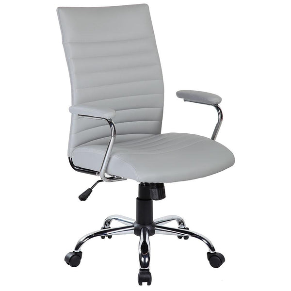 online Fauteuil de bureau exécutif en similicuir Tosini gris San Francisco