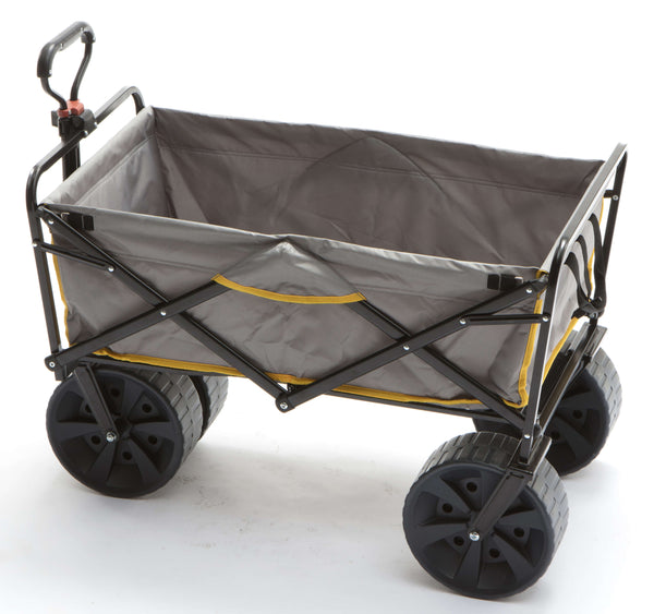 online Chariot de jardin pliant 92x55,5x62 en acier avec poignée extensible Taddei Garden Plus Gris