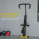 Macchina Total Crunch Pieghevole 57x105x115 cm con Seduta Regolabile in Metallo e Plastica Giallo      