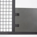 Mobile Ingresso con Scarpiera e Appendiabiti 78x30x182 cm in MDF Nomad Antracite