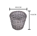 Cesto in Materiale Naturale H 36 cm