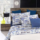 Set Lenzuola con Stampa Sopra Sotto e Federe Punti e Linee