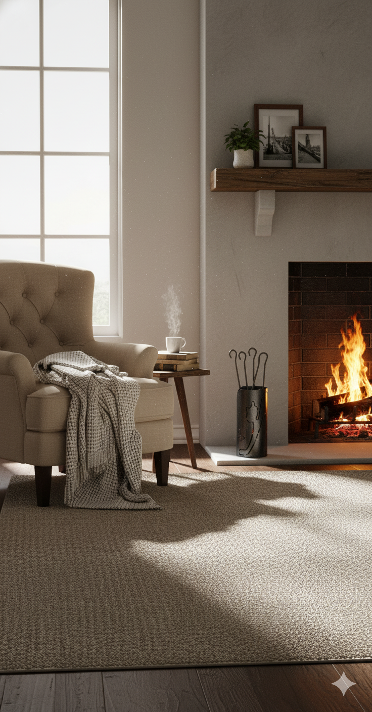 Trespolo per Attrezzi Camino Cilindrico Sagoma Gatto con Paletta Scopino Attizzino e Pinza Ø15,2x62 cm in Ferro Verniciato Grigio Martellato