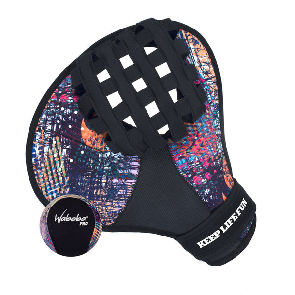 Waboba Catch Set Guantone e Palla per Mare o Piscina Nero prezzo