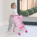 Passeggino per Bambole con Fantasia Orsetti Rosa