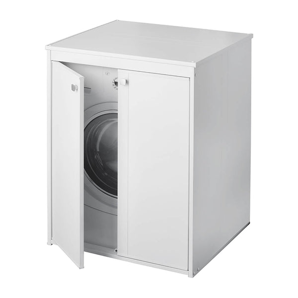 acquista Housse Lave Linge Exterieur en PVC 70x60x94cm 2 Portes Forlani Blanchisserie