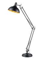 Piantana da Interno  E27 in Metallo Nero Opaco